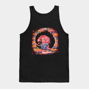 The girl with the books Tank Top